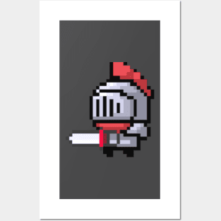 Pixel Art Knight Posters and Art